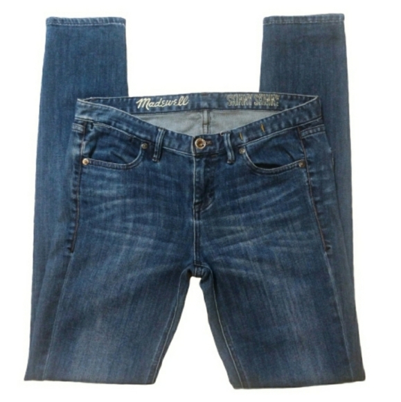 Madewell Skinny Skinny Womens Blue Jeans 27x32 - Picture 6 of 9